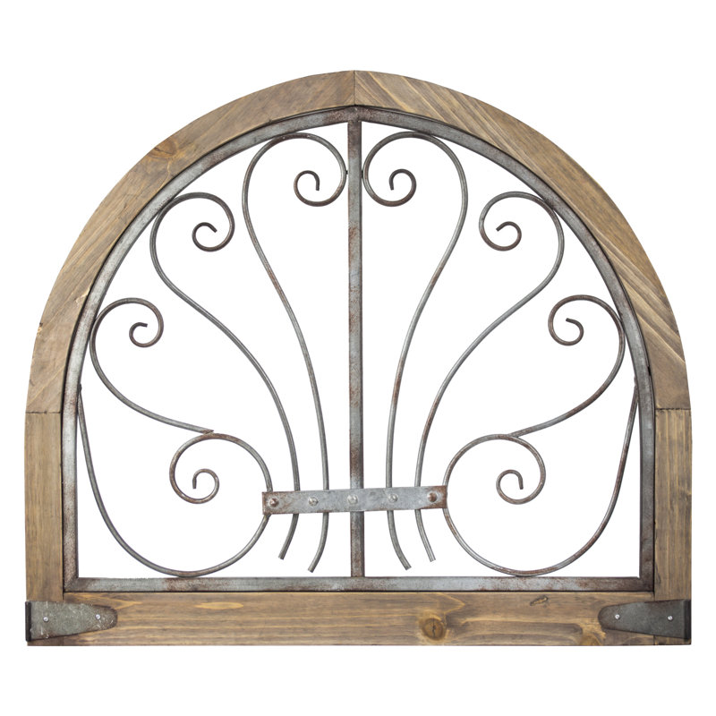 Ophelia & Co. Wood and Metal Arched Wall Decor & Reviews Wayfair
